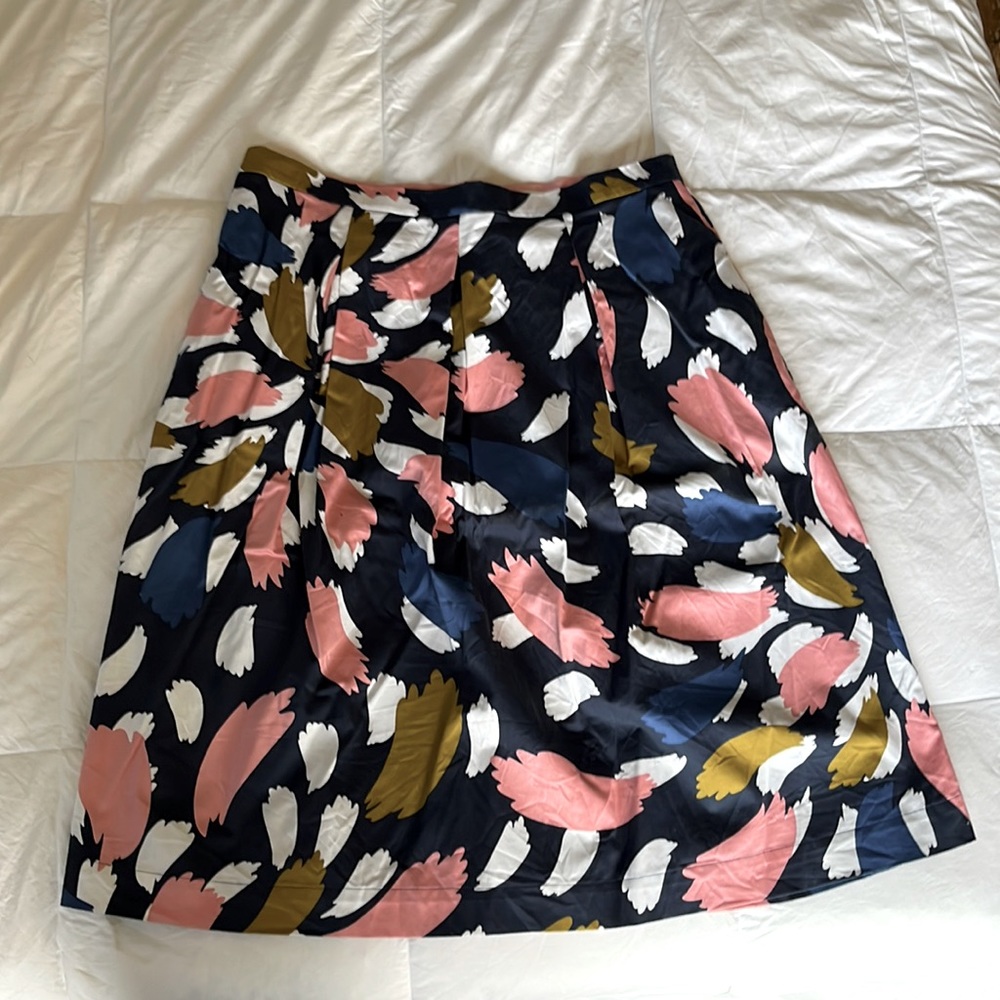 Boden Printed Midi Skirt
